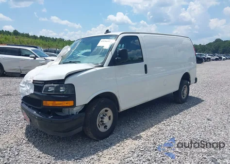 2023 Chevrolet Express Cargo Rwd 2500 Regular Wheelbase Wt z USA, uszkodzony, nr VIN 1GCWGAFP0P1259463